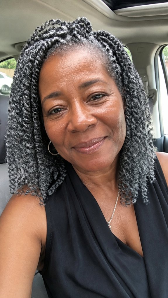 gentle looped crochet braids