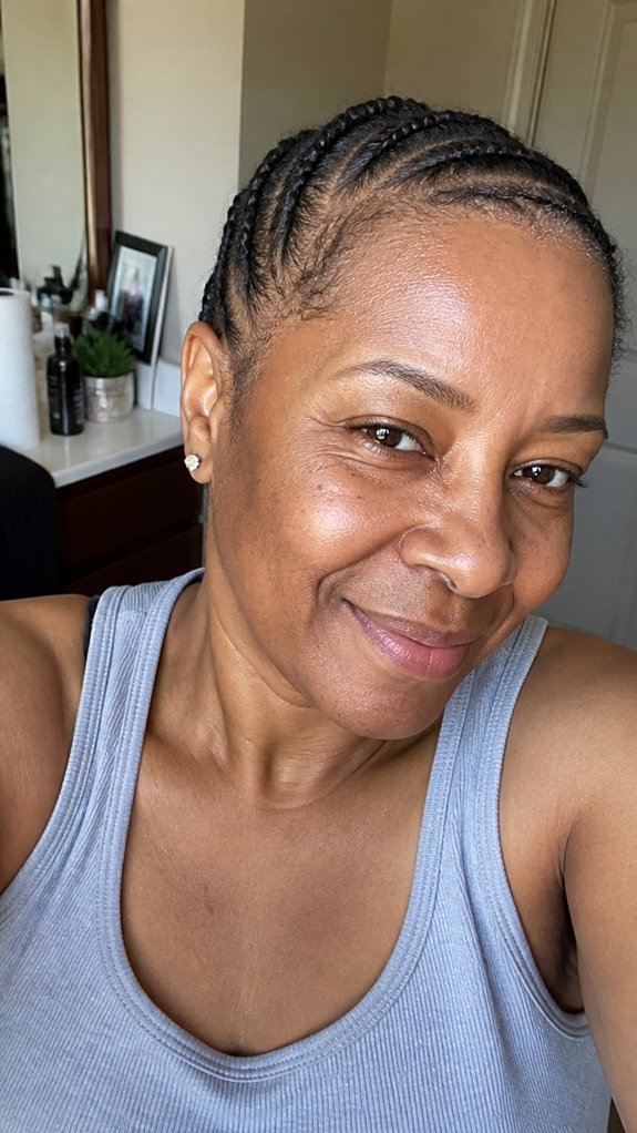 gentle scalp friendly cornrow care