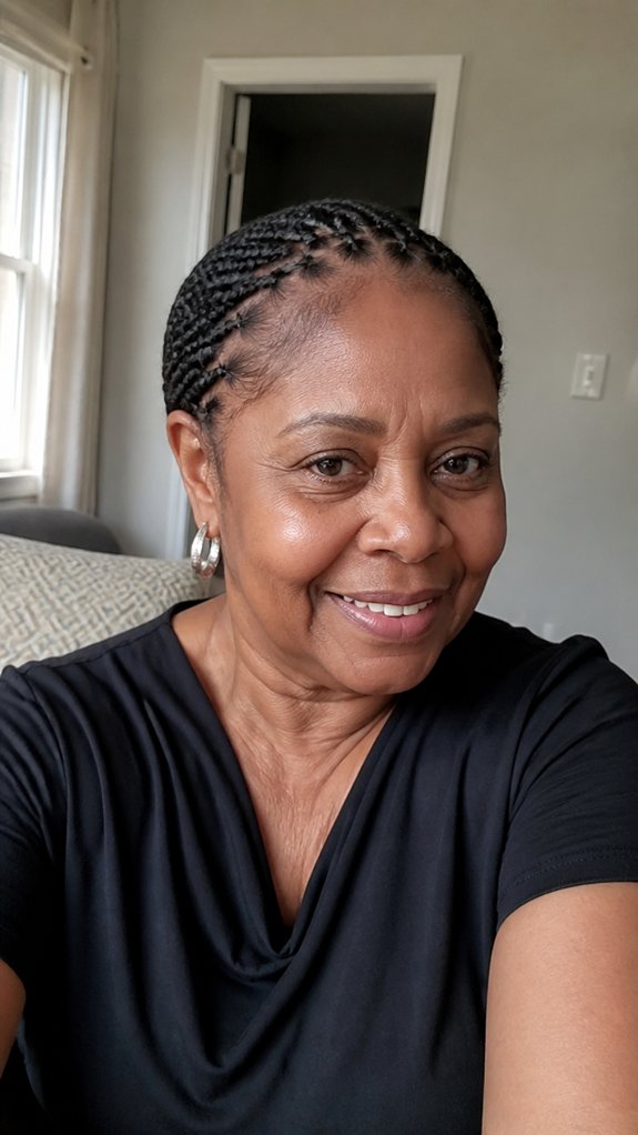 gentle short braids care