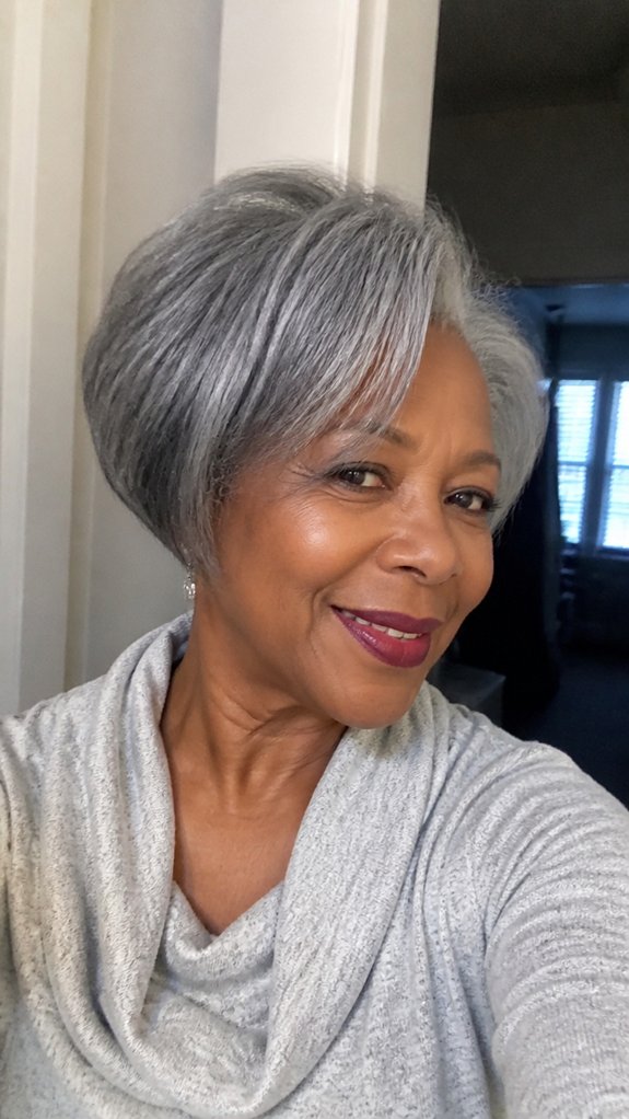 graduated bob with crown lift