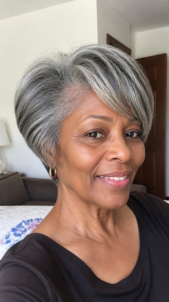 graduated layered volumizing bob