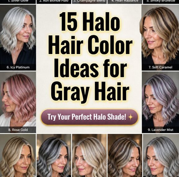 halo inspired gray hair styles