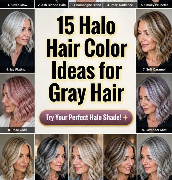 halo inspired gray hair styles