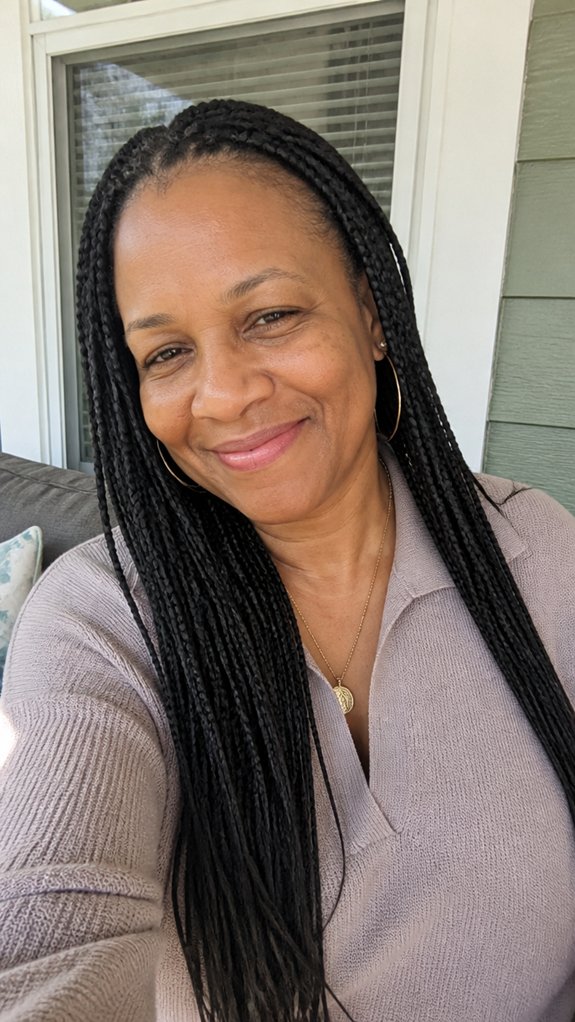 knotless braids gentle maintenance