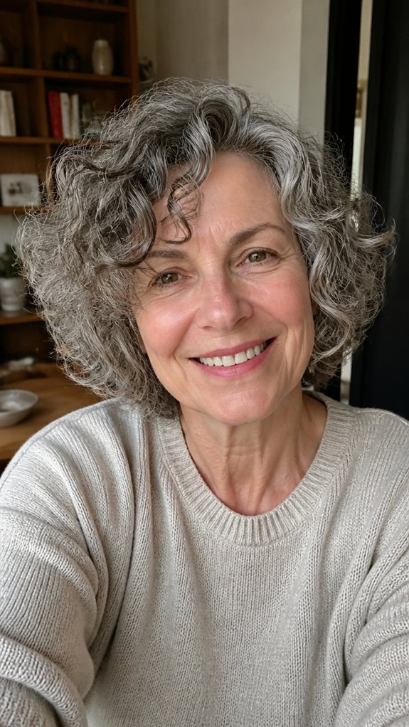 layered curly bob lift
