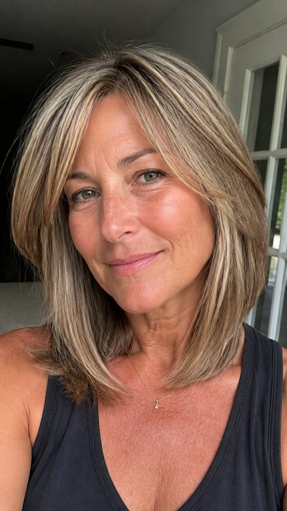 layered lob with longer front