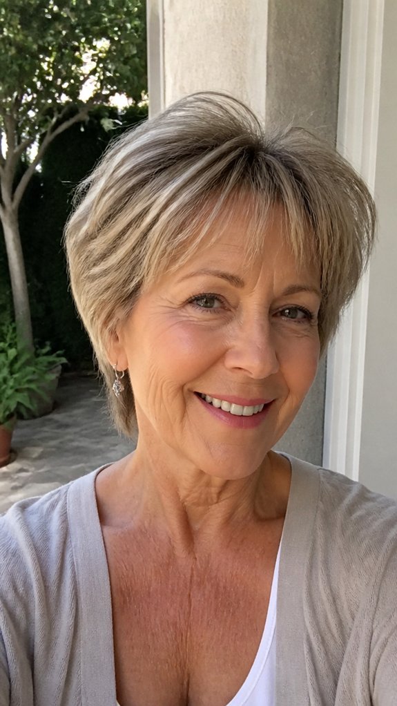 layered pixie boosts volume