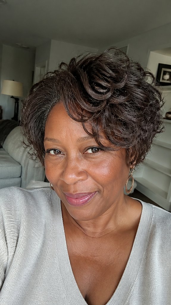 layered short bob bounce