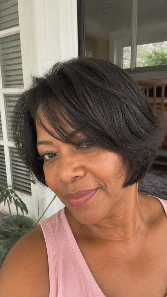 layered short bob volume