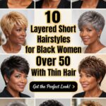 layered short thin hairstyles