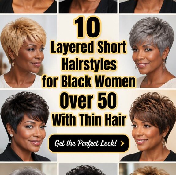 layered short thin hairstyles