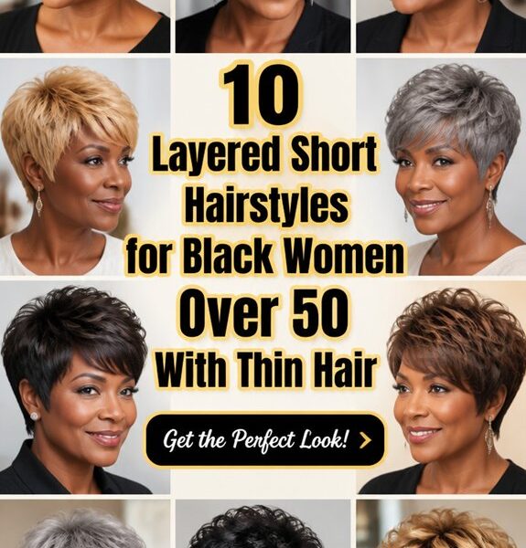 layered short thin hairstyles
