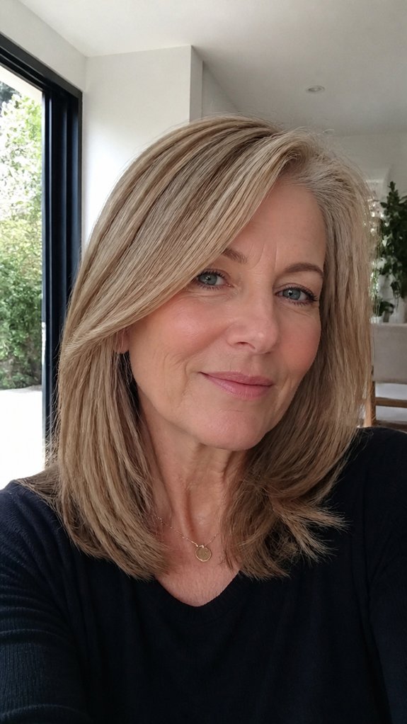 long bob soft blowout