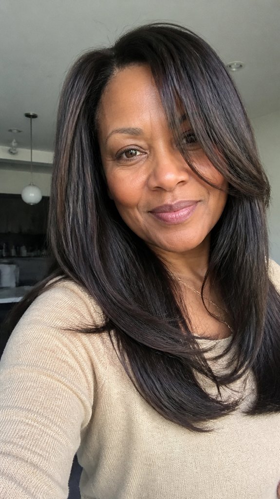 long bob to long blend