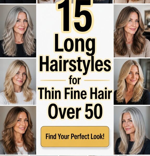 long hairstyles for thin hair