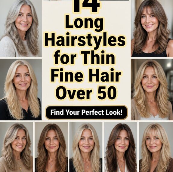 long hairstyles for thin hair