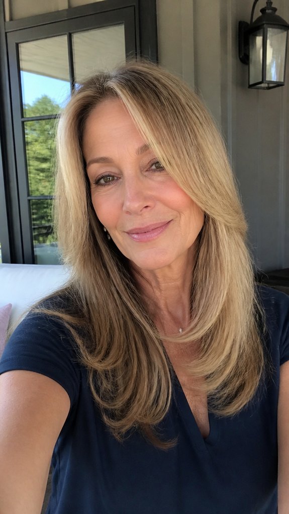 long layered blowout friendly cut