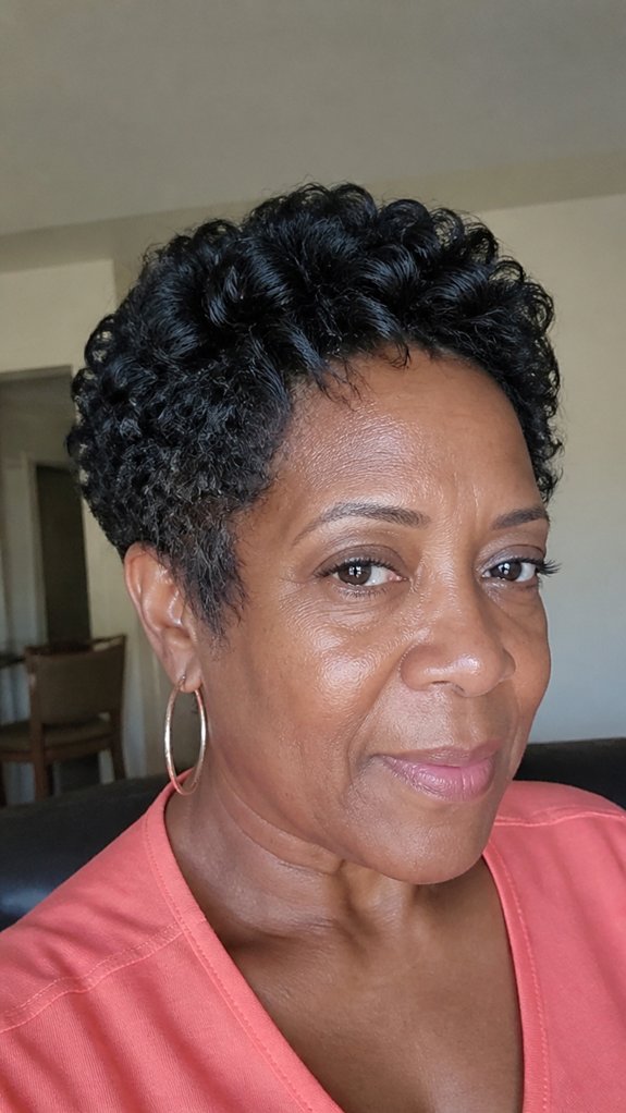 low frizz curl styling routine