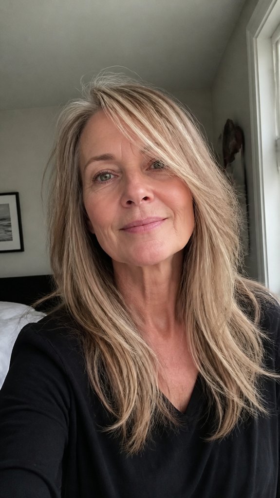 low maintenance long hair routine