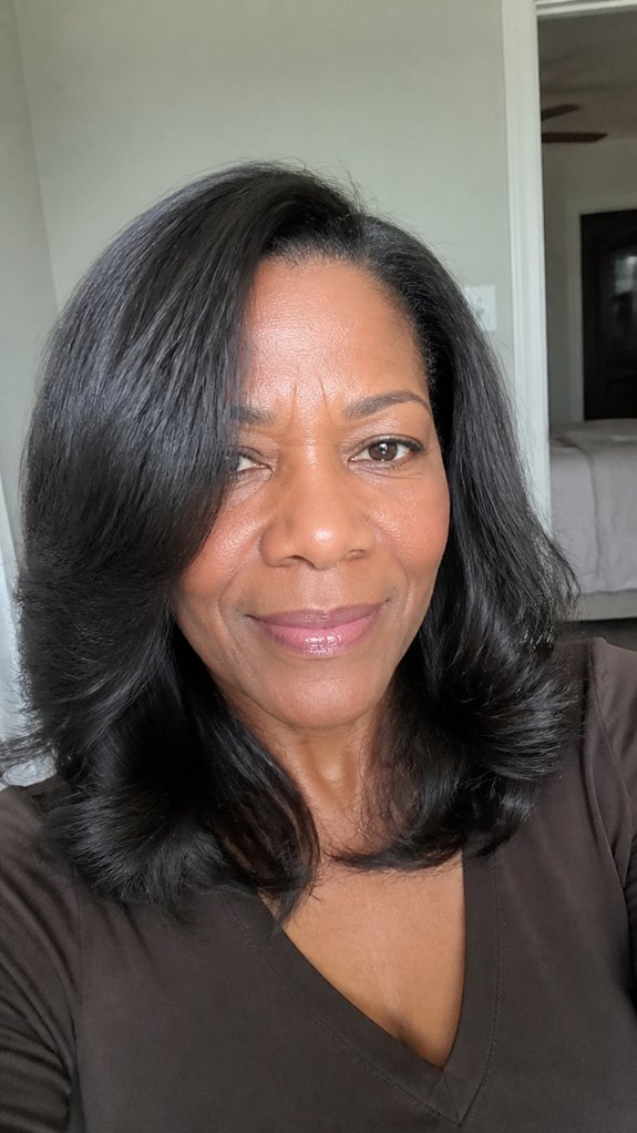 low maintenance polished blowout routine