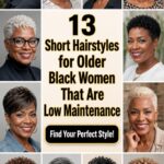 low maintenance short hairstyles for older black women