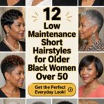 low maintenance short hairstyles over50