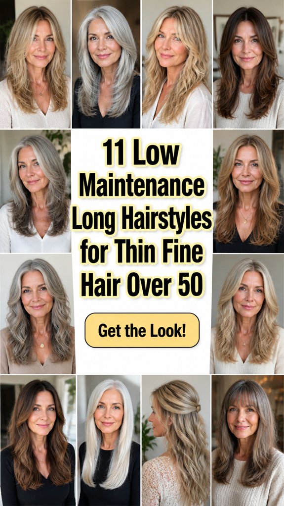 low maintenance thin haircuts over 50