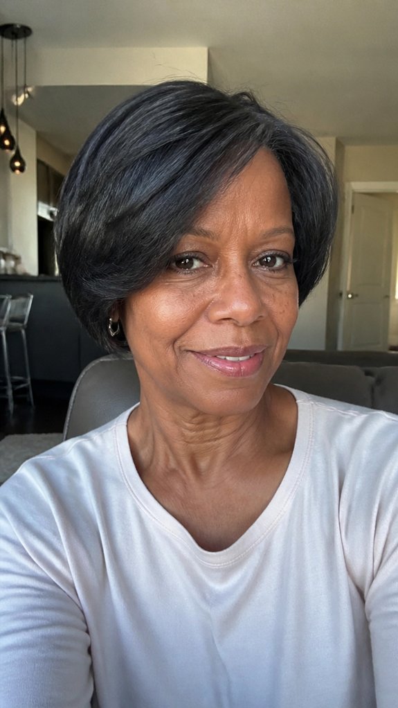 low stress cropped bob routine