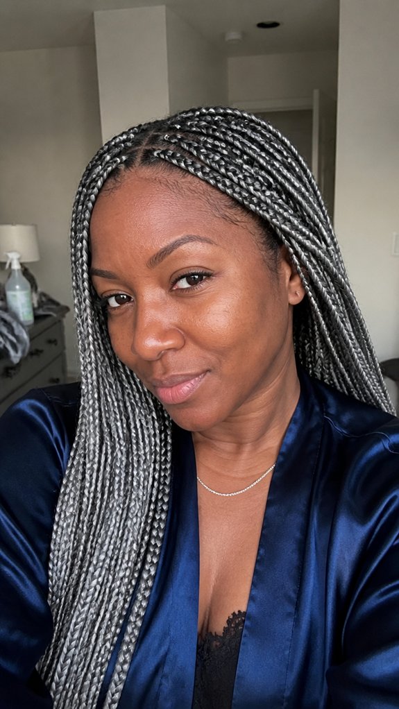 maintain hydrated wrapped braids