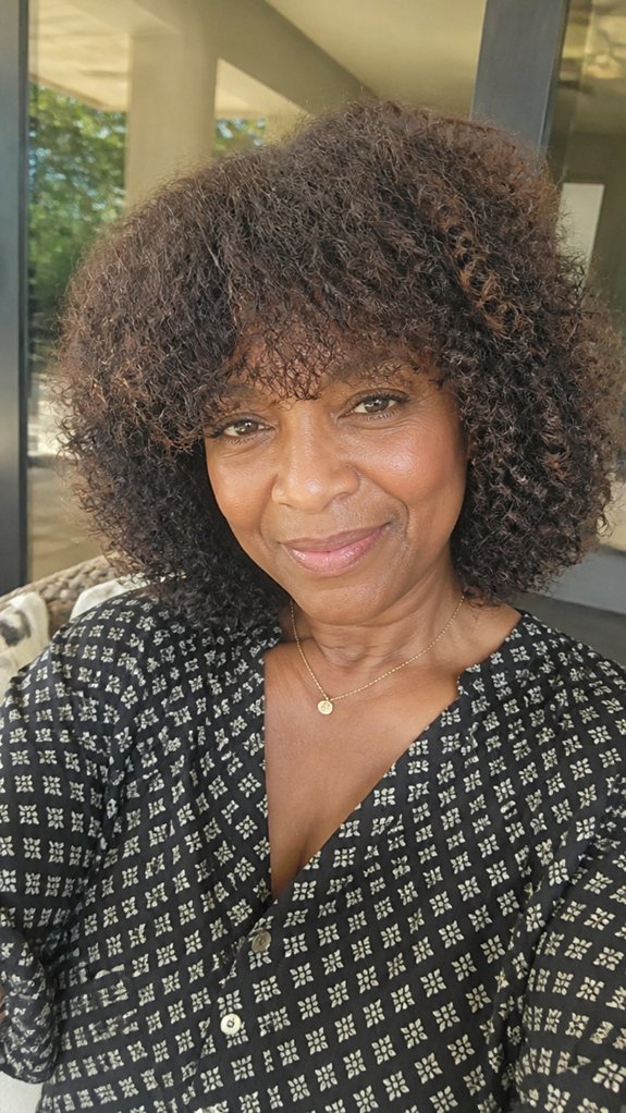 match bangs to curl density