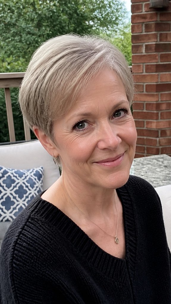 match cut to hairline and texture
