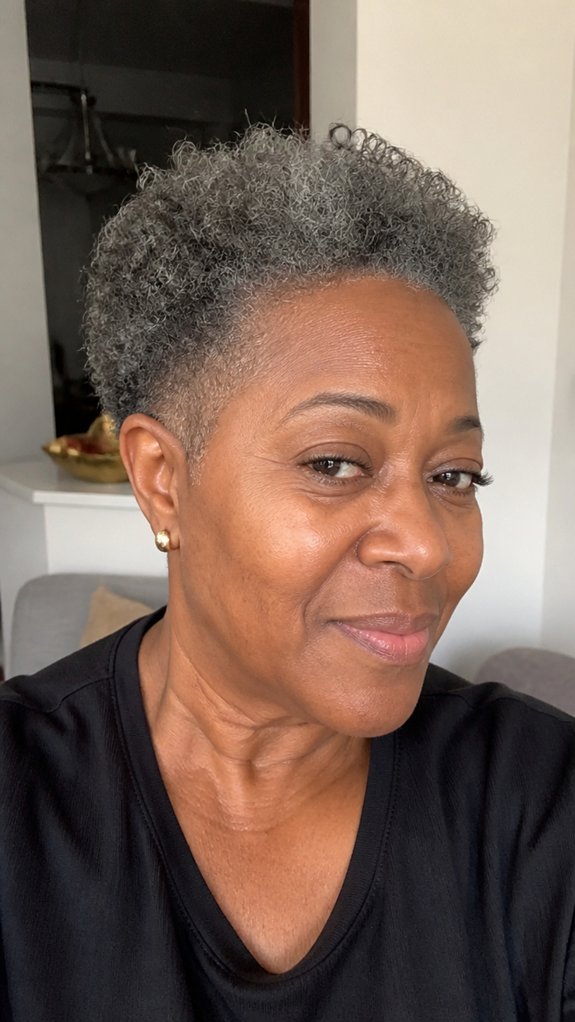 match taper to curls