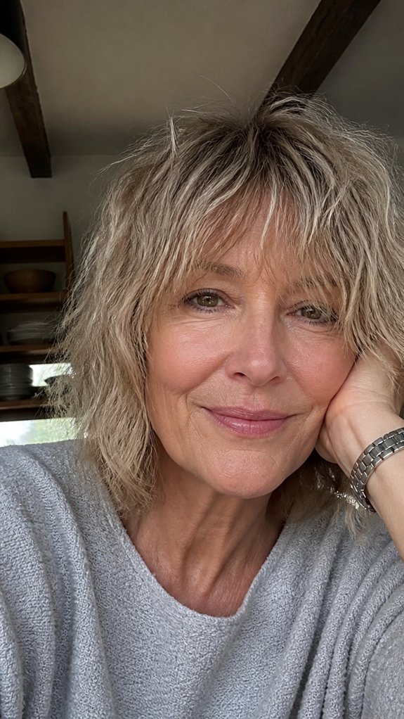 messy fringe flatters face shapes