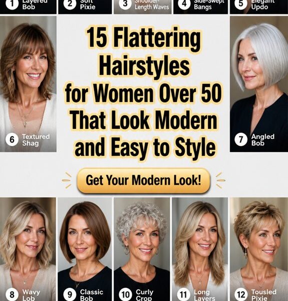modern flattering hairstyles for 50