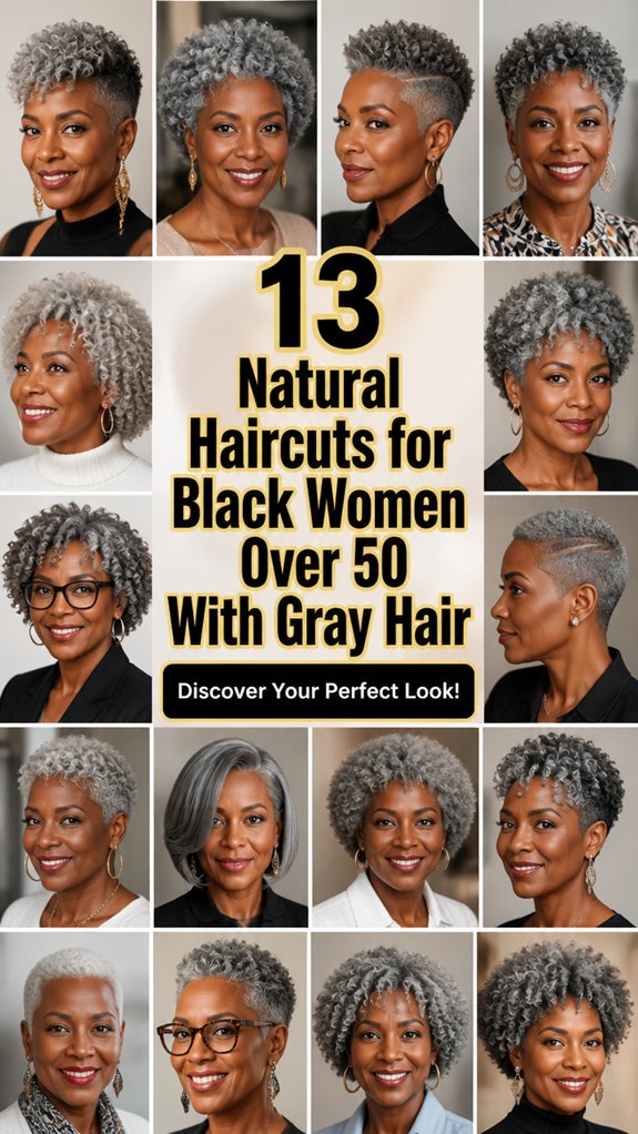 natural gray haircuts for 50