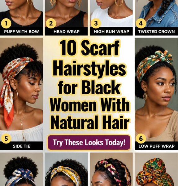 natural hair scarf styling ideas