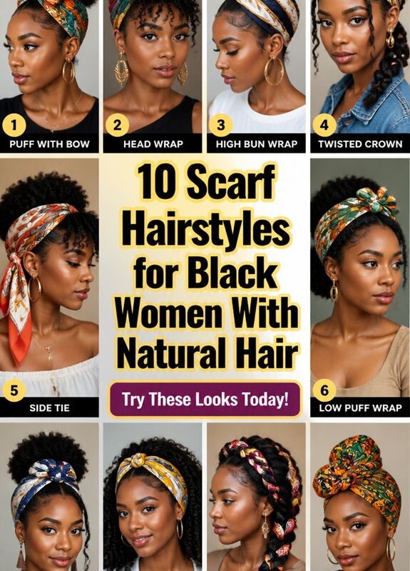 natural hair scarf styling ideas