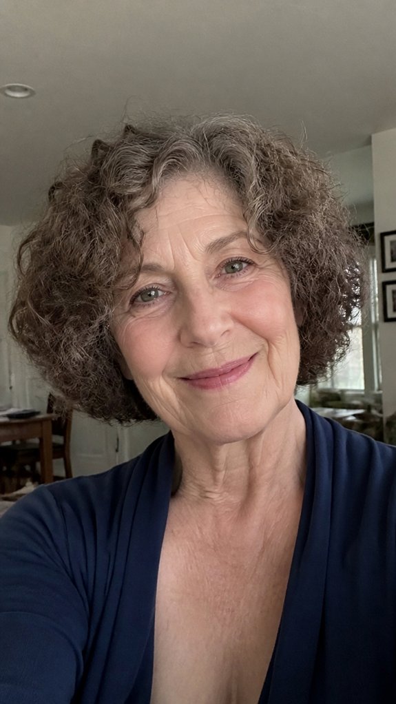 permed curly bob bounce