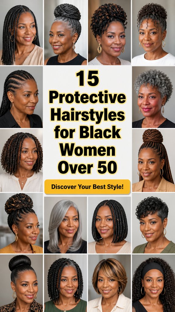 protective hairstyles for mature black women