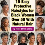 protective natural hairstyles over50