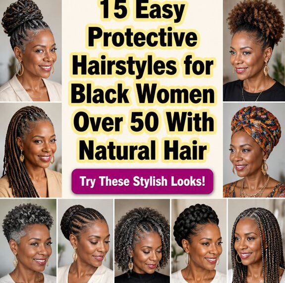 protective natural hairstyles over50