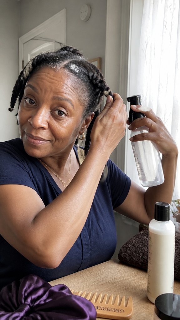 refresh protective style gently
