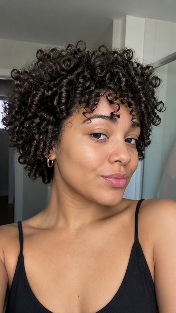 refresh short curls nightly