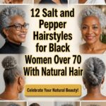 salt and pepper natural hairstyles over70