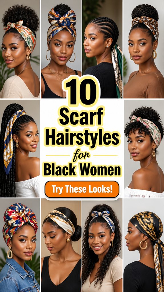 scarf hairstyles for black women