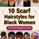 scarf hairstyles for black women