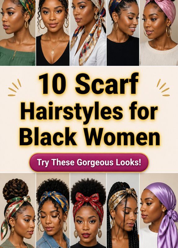 scarf hairstyles for black women