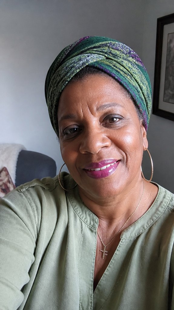secure double knotted turban wrap