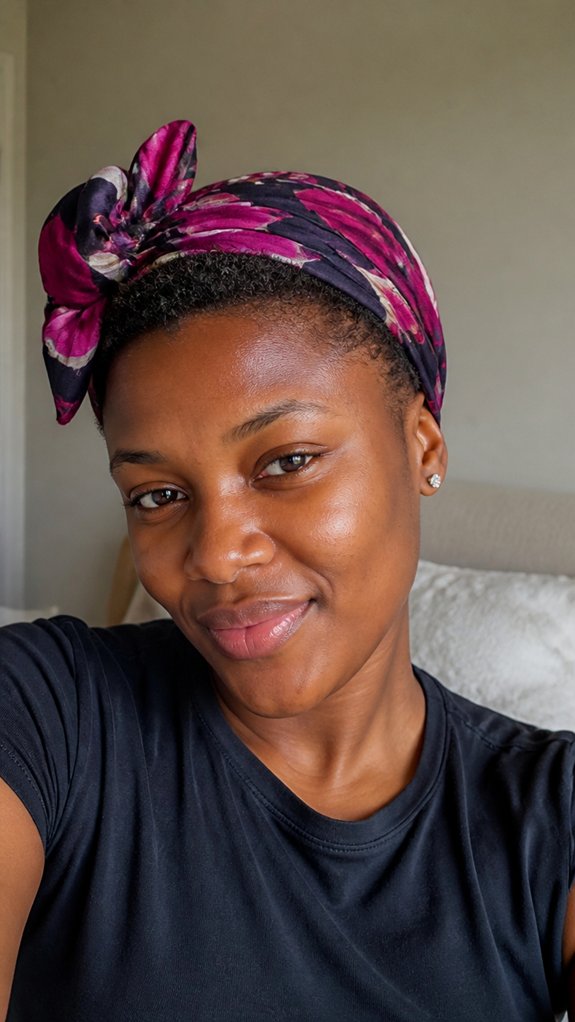 secure scarves for short hair
