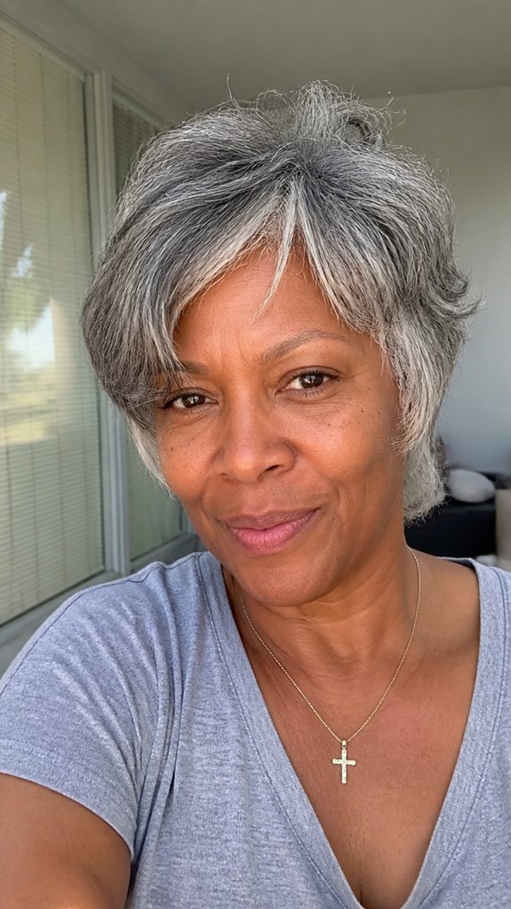 short choppy layered shag